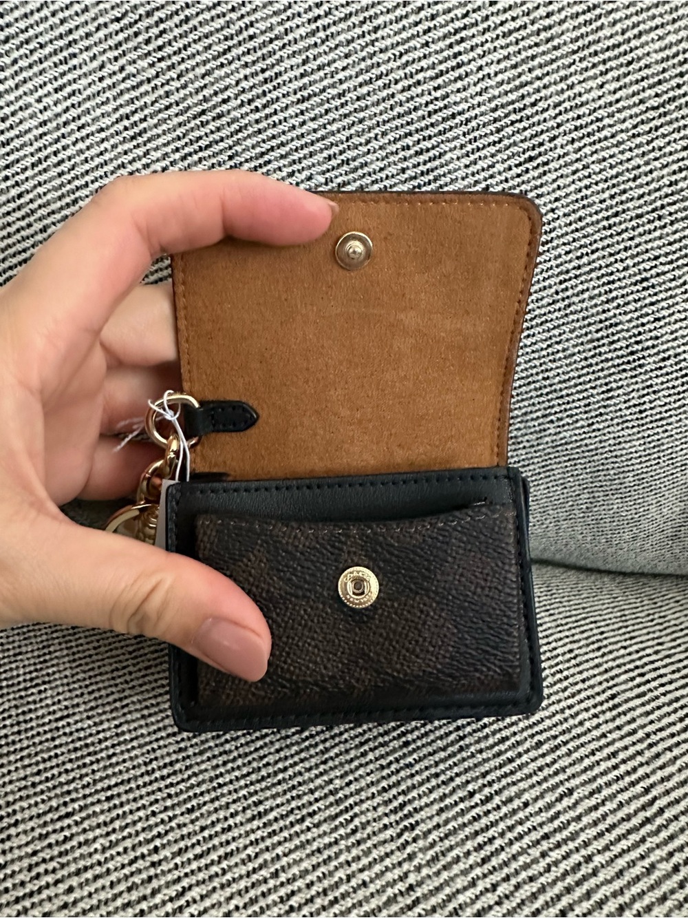 Coach Mini Klare Bag Charm In Signature Canvas CBK69 NWT - Picture 5 of 8